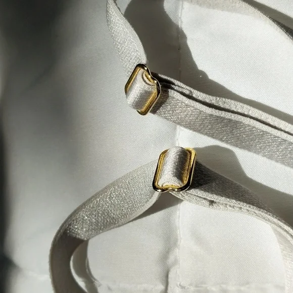 Victoria's Secret Push Up Bra 34DD Light Gray Neutral - Picture 5 of 7